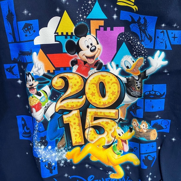Disney Celebration 2015 Crew neck sweater size large - Picture 2 of 4